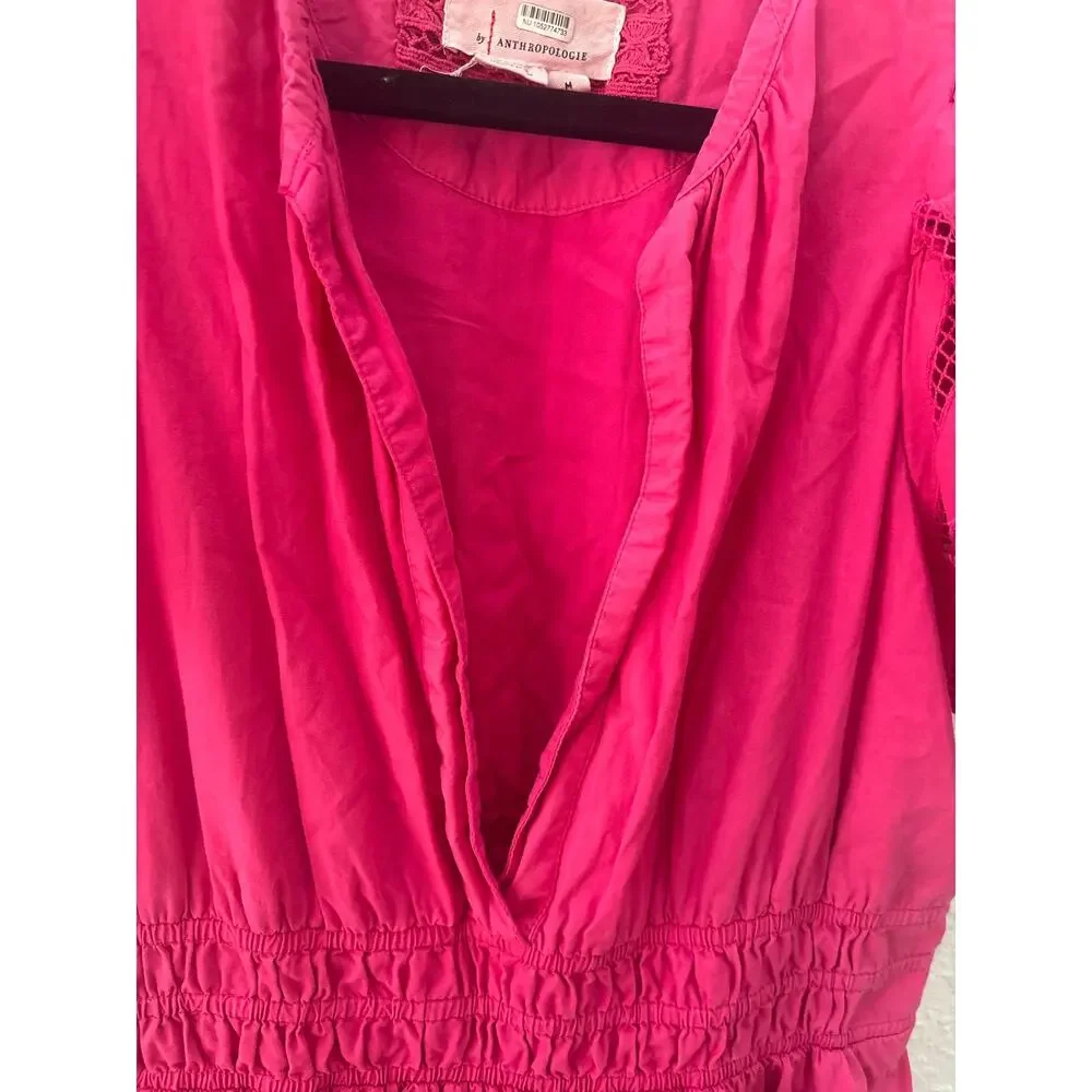 Anthropologie $249 Medium Somerset Cut Out Cottagecore Summer Flowy Maxi Dress - Picture 6 of 12